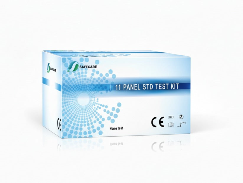 Comprehensive 11-Panel STD/STI Test Cassette