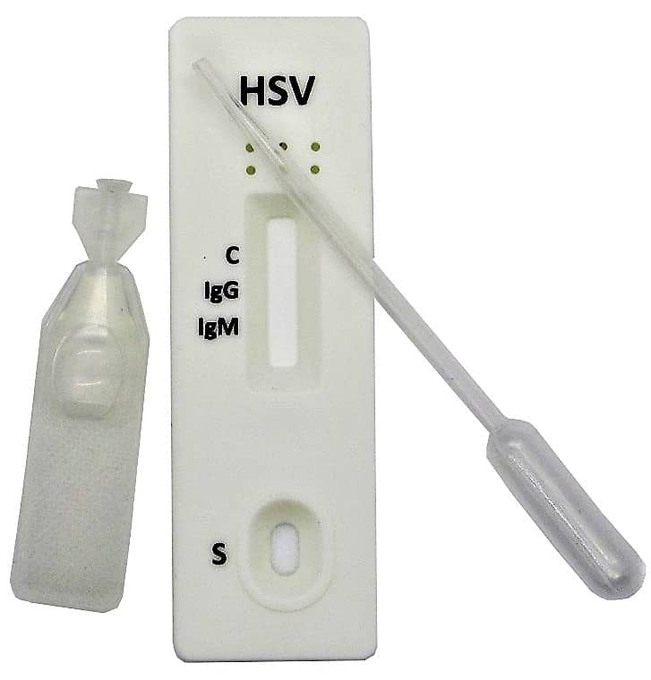 Herpes-lgG/lgM Dual Antibody Test Cassette